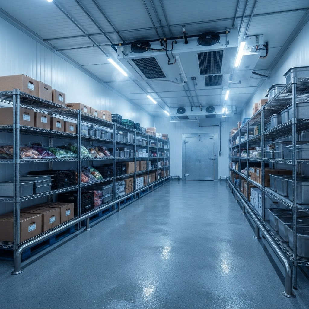 Commercial refrigeration cold room